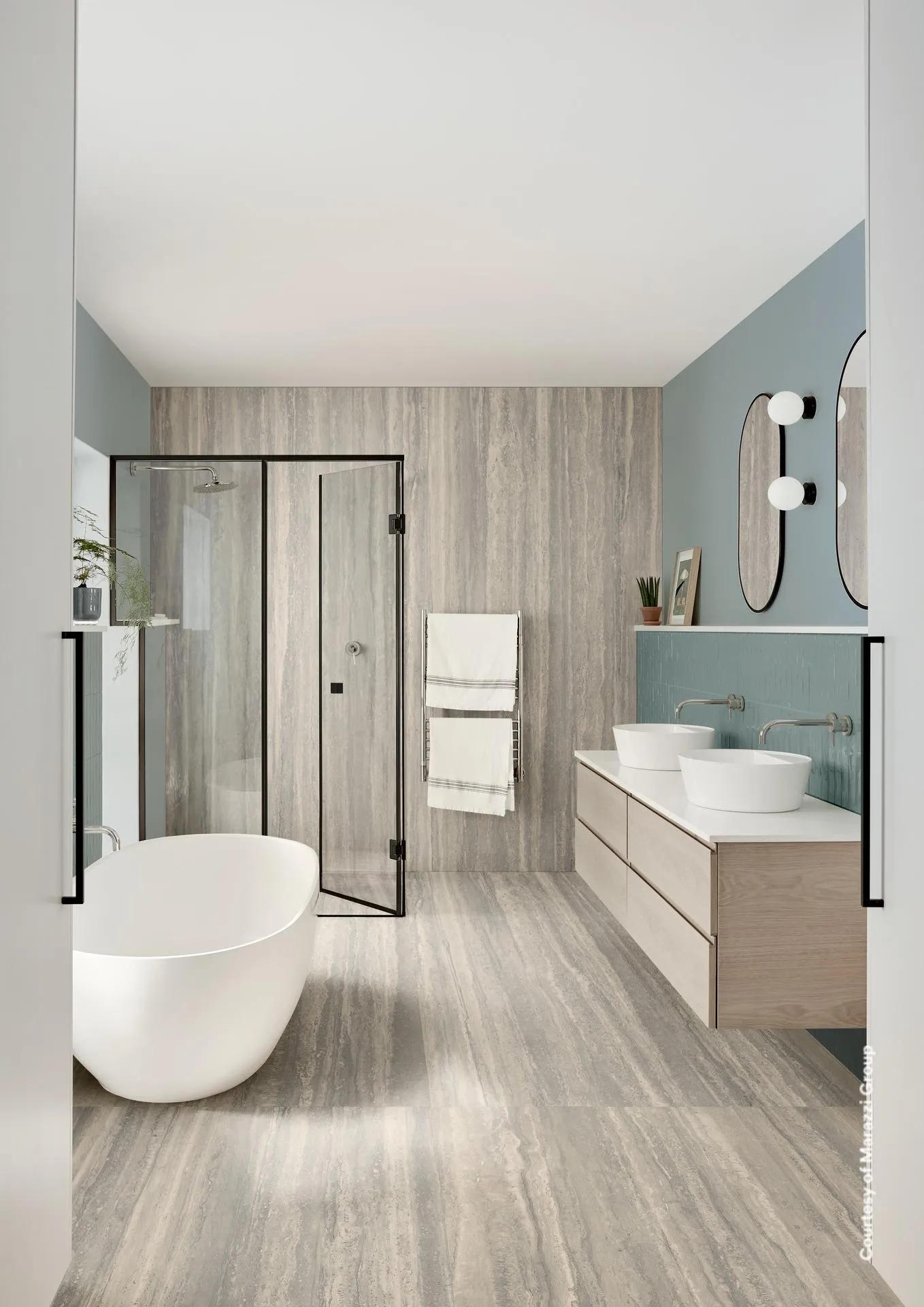 GRANDE STONE LOOK TRAVERTINO Silver