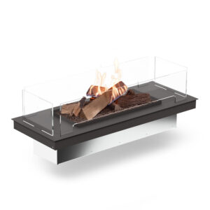 Flogs Burner with Glass Screens